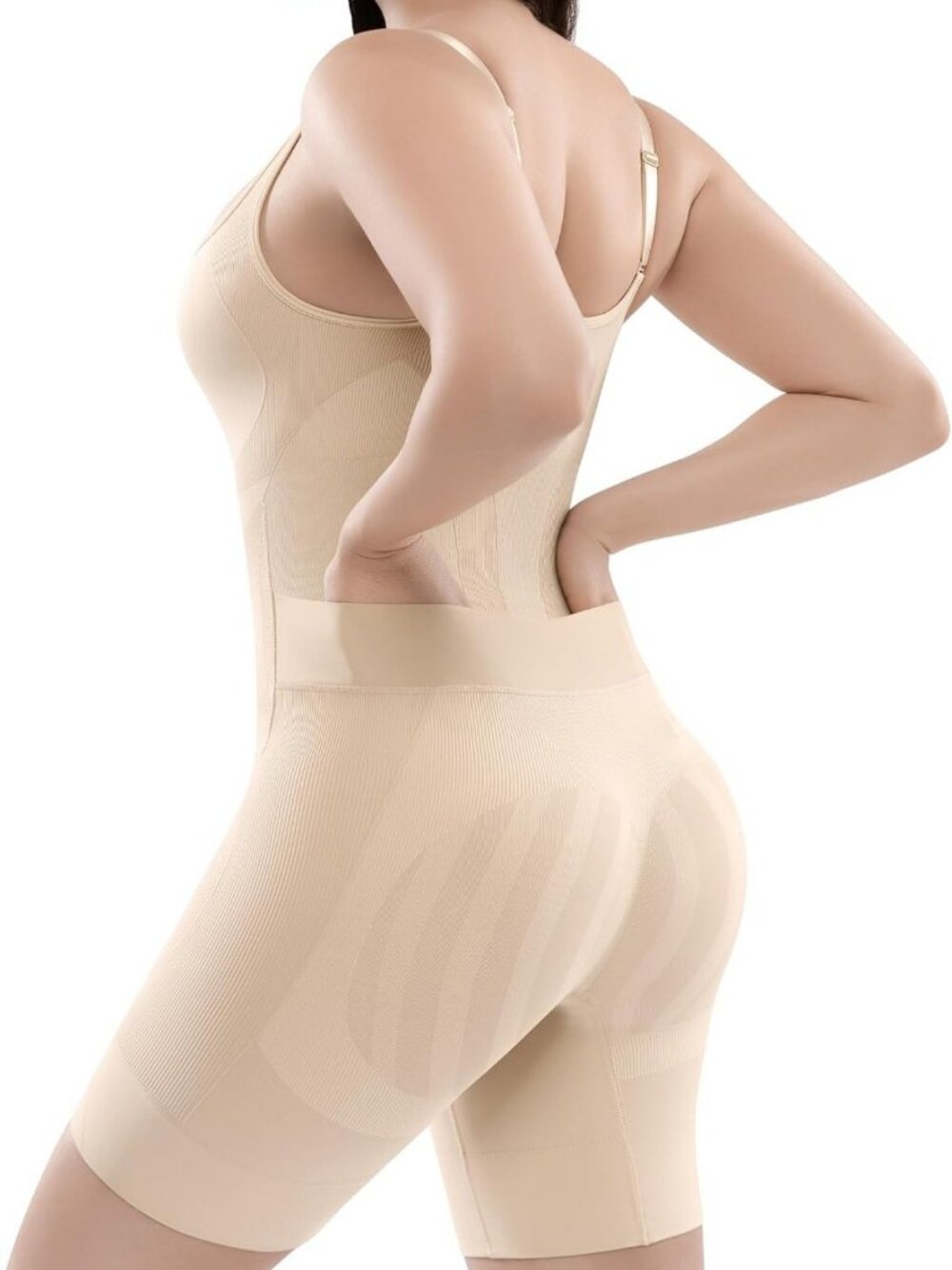 Seamless Tummy Control Bodysuit Shapewear | Bathroom-Friendly Shaper